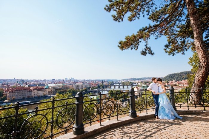 Вид на Прагу с Летны
